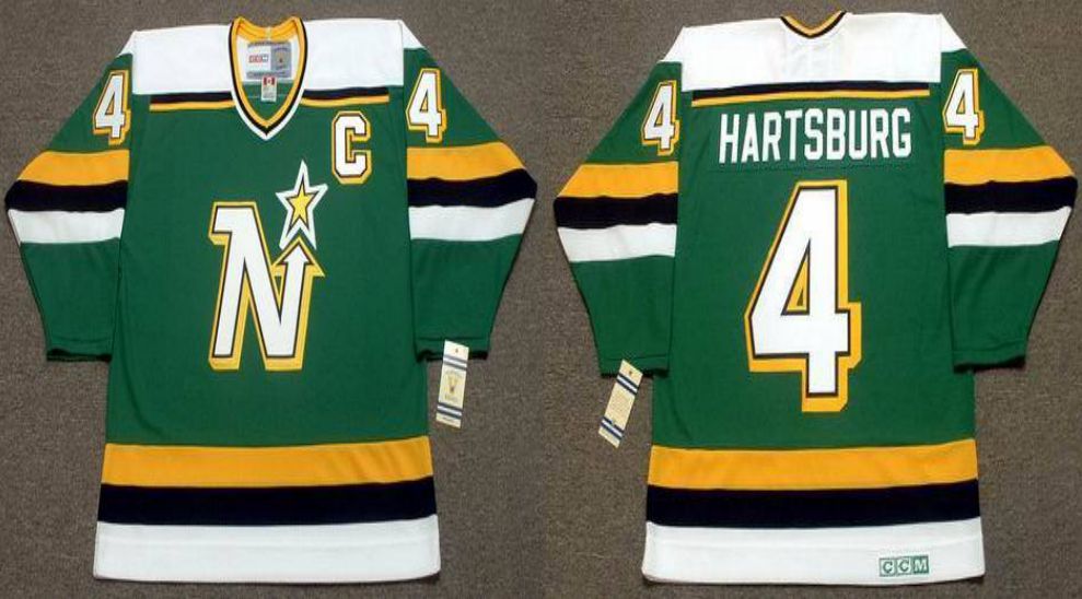 2019 Men Dallas Stars #4 Hartsburg Green CCM NHL jerseys->dallas stars->NHL Jersey